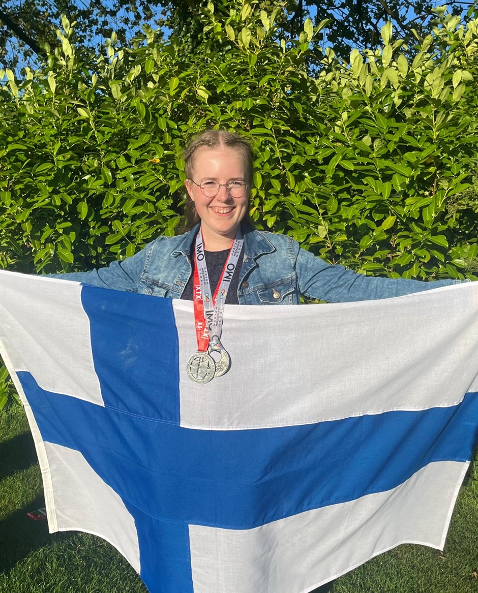 Haastattelu: Aino Aulanko - Matematiikan olympialaisten hopeamitalisti