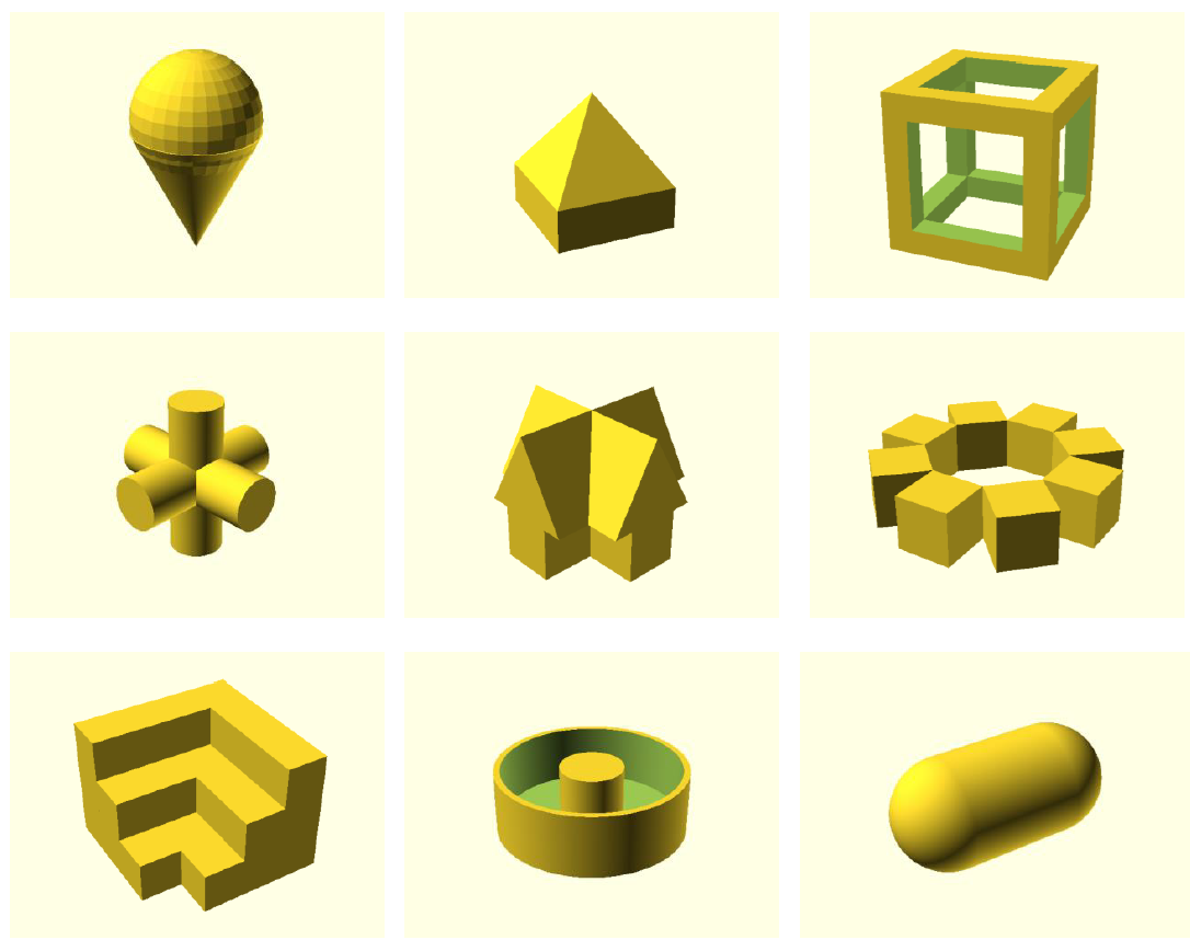 OpenSCAD – 3D-kappaleita ohjelmoimalla