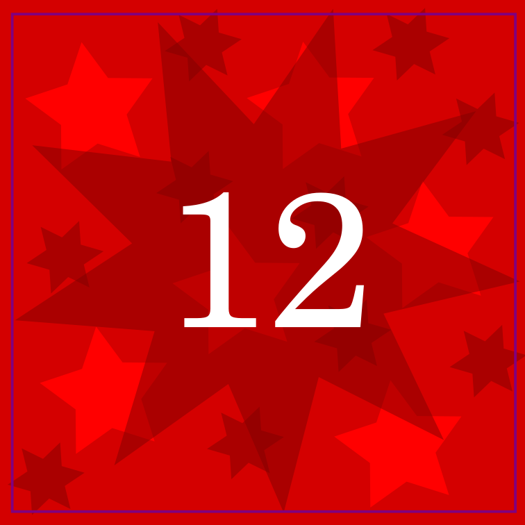 Joulukalenteri 2025, luukku 12