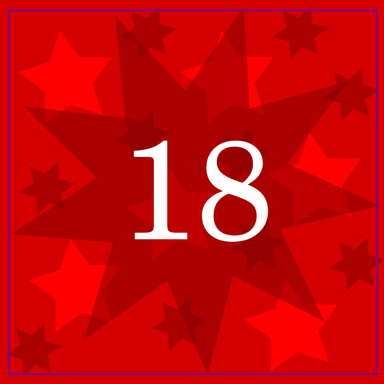 Joulukalenteri 2025, Luukku 18