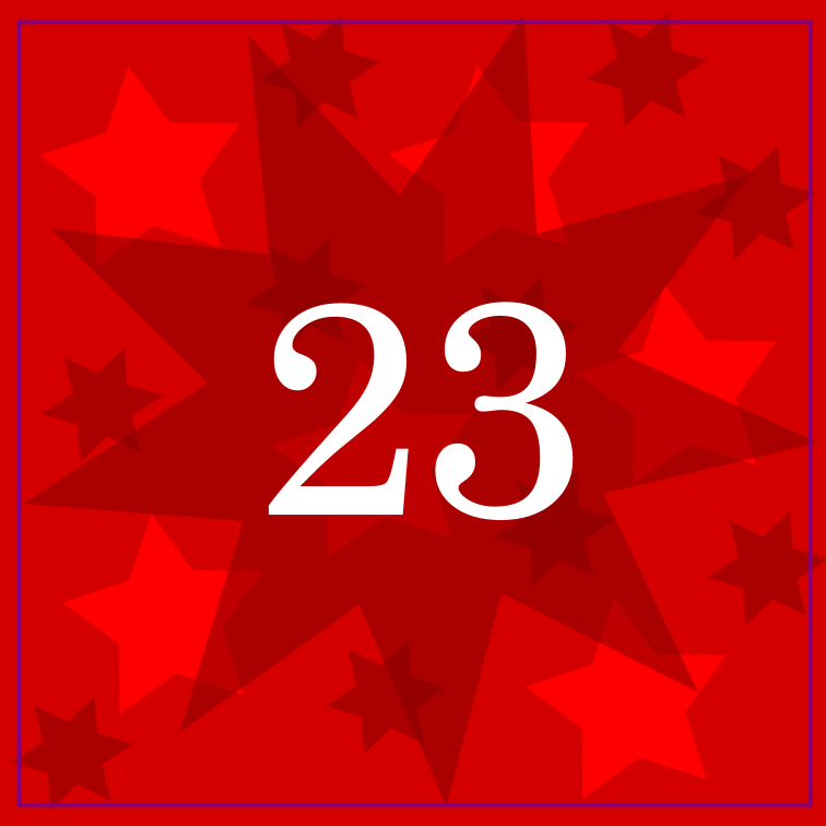 Joulukalenteri 2025, Luukku 23