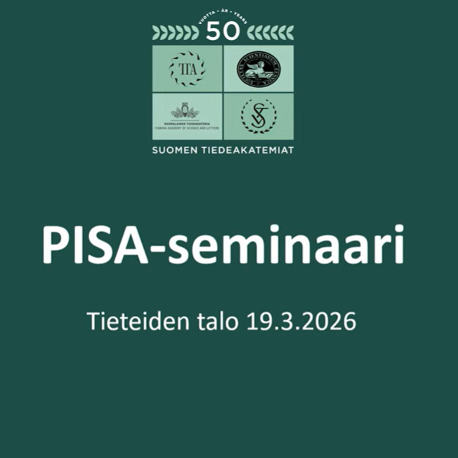 PISA-seminaari Tieteiden talolla